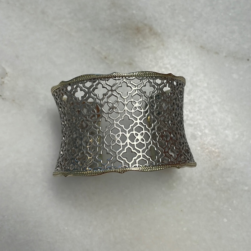 Kendra Scott Cuff Bracelet silver and gold
